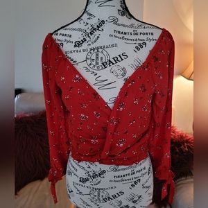 Guess wrap blouse. Size medium.